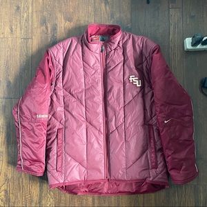 Vintage FSU Nike Puffer Jacket
